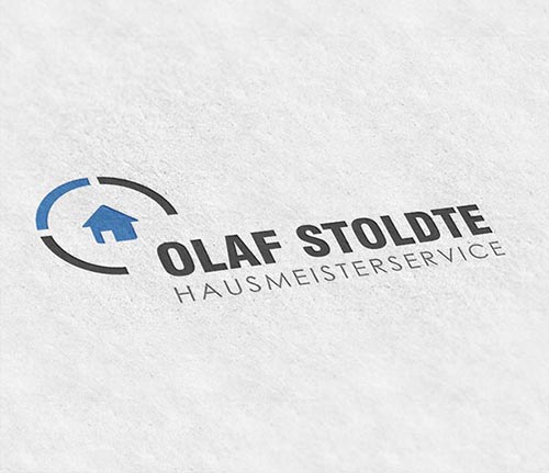 Logodesign  f&uuml;r Olaf Stoldte Hausmeisterservice